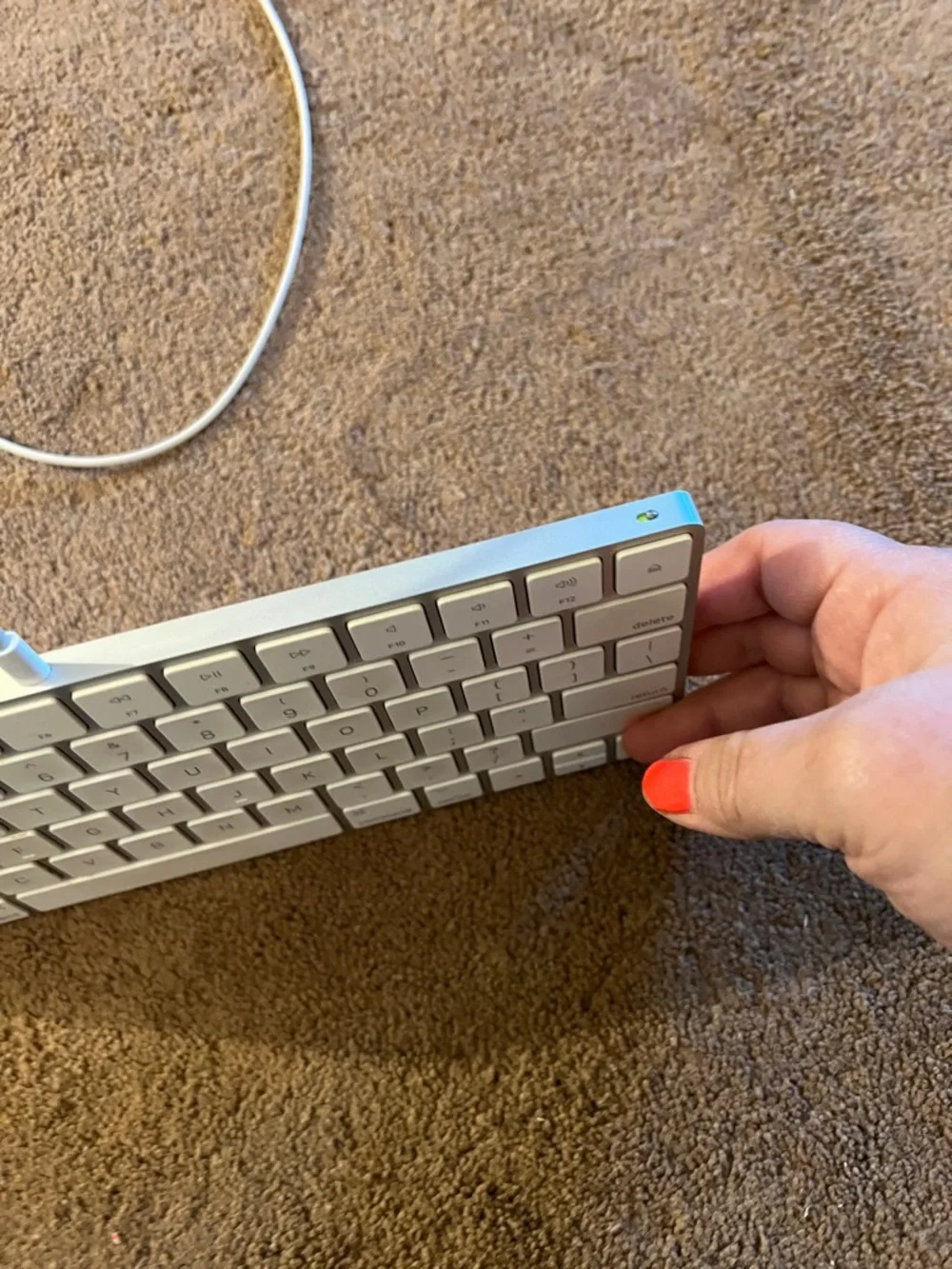Apple White Wired USB Keyboard